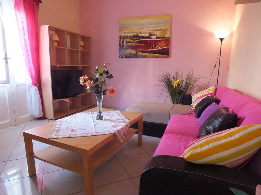 Acharavi Afrodite Ground Floor Apartment living room