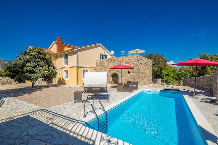 Casa Vacanze Mediteran Con Piscina - Croazia