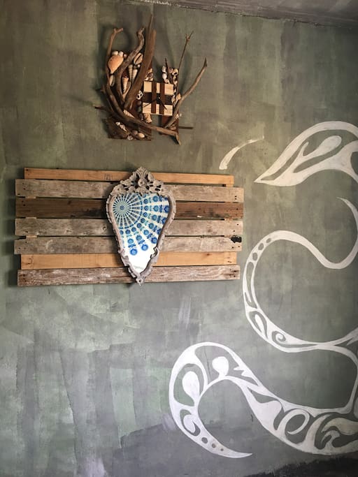 Decorations and furniture are mostly handmade using recycle materials using our own creativity and made to perfections.