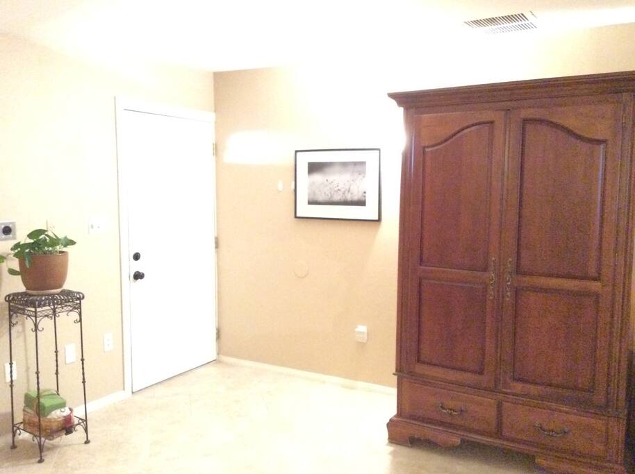Private entrance