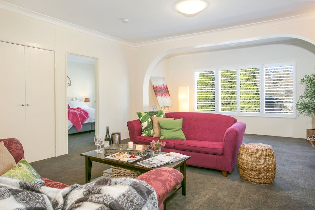 Plenty of space for lounging and enjoying the slower country pace.