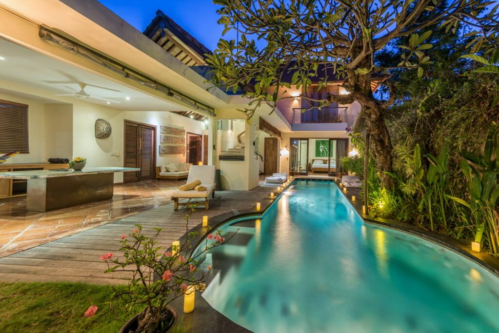 Pool and Villa Overview