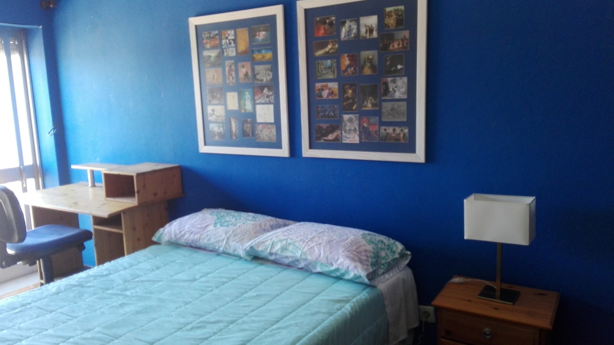 Modrá izba | modrá spálňa