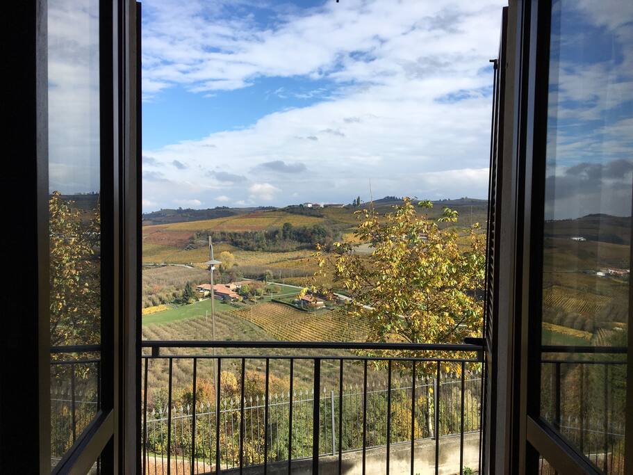 la vista dalla camera azzurra