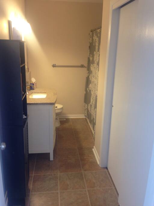 Private Master ensuite. Towels provided.