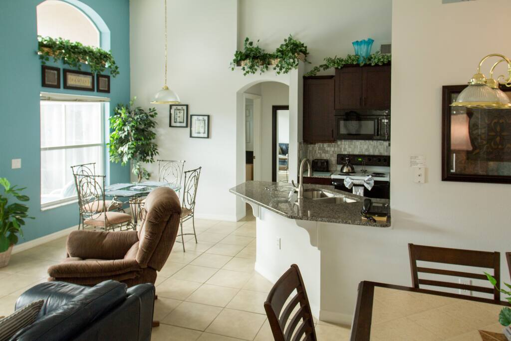 Living room and dinette