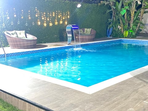 super spacious house with the largest pool in the area