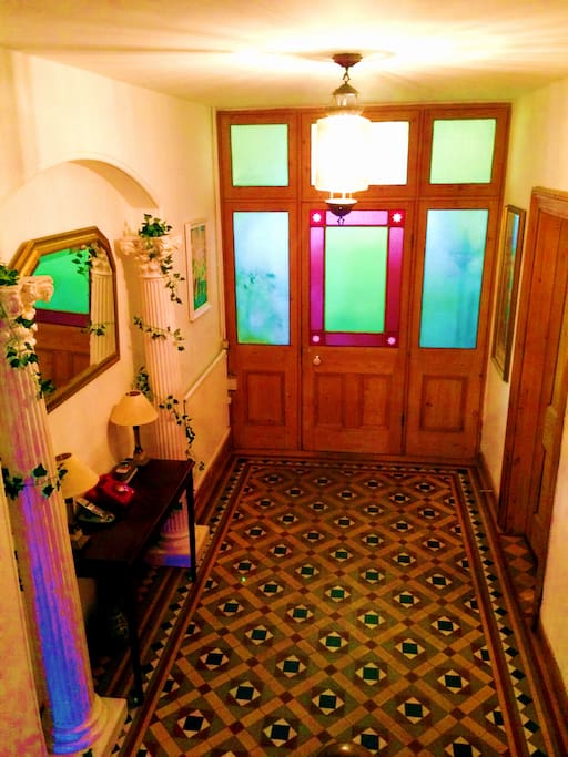 Elegant entry hall.
