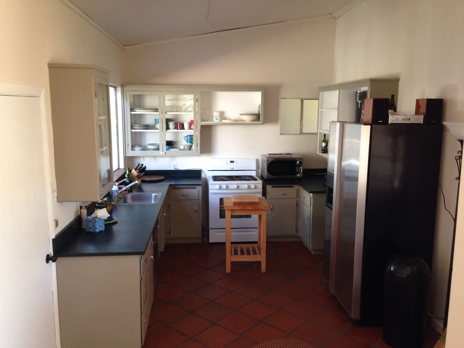 Kitchen has everything you could need for the cook. (And dishwasher for the not cook)