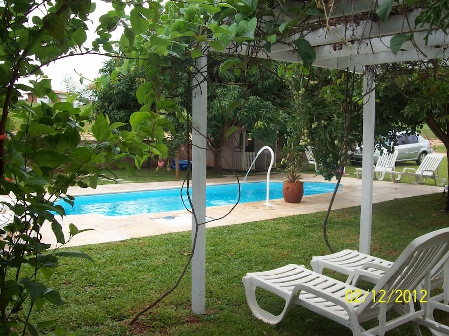 Piscina na casa