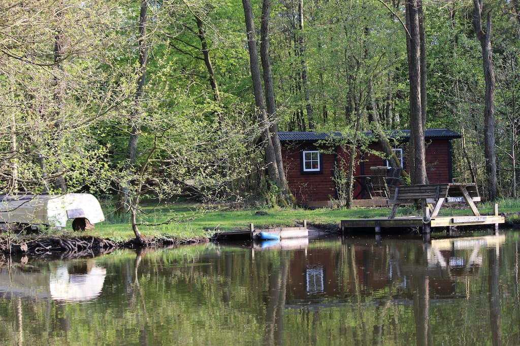 Egen grund ned til Gudenåen.