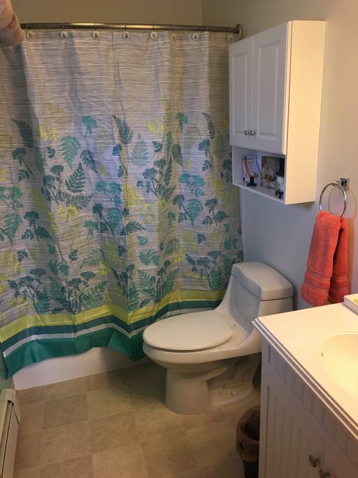 Full bathroom with bathtub