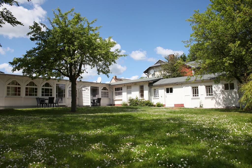 Blick auf die Jugendstil-Apartments