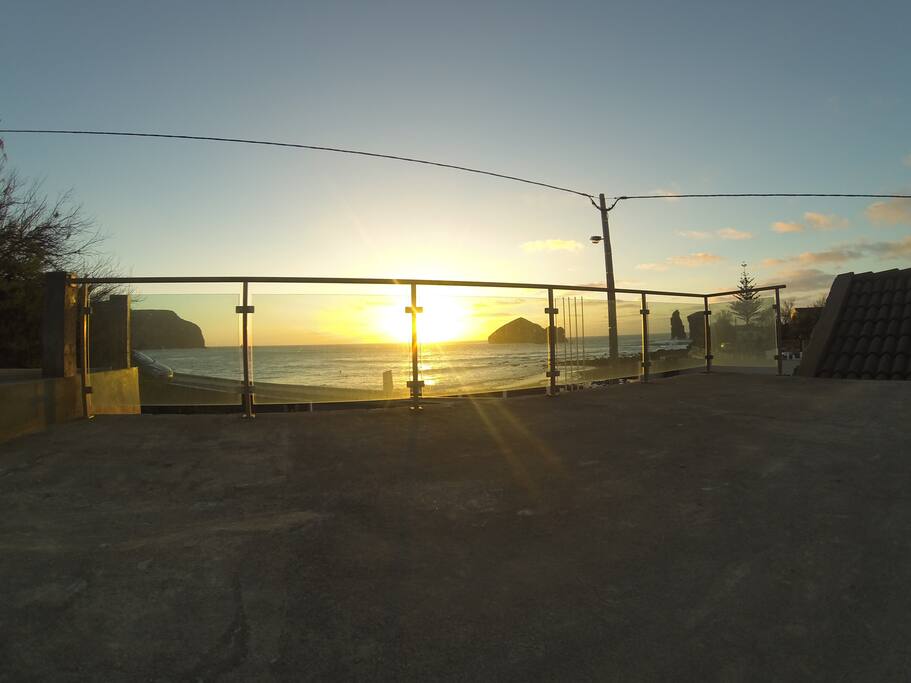 Sunset from the balcony