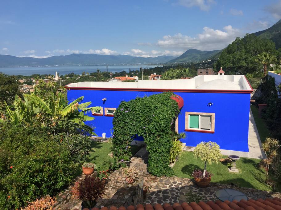 The house from the car port