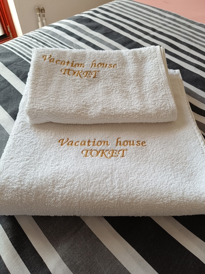 Towels with house logo