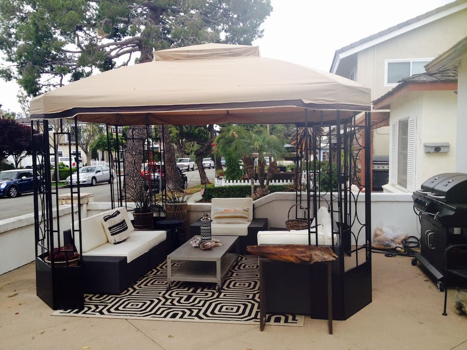 Gazebo with bbq