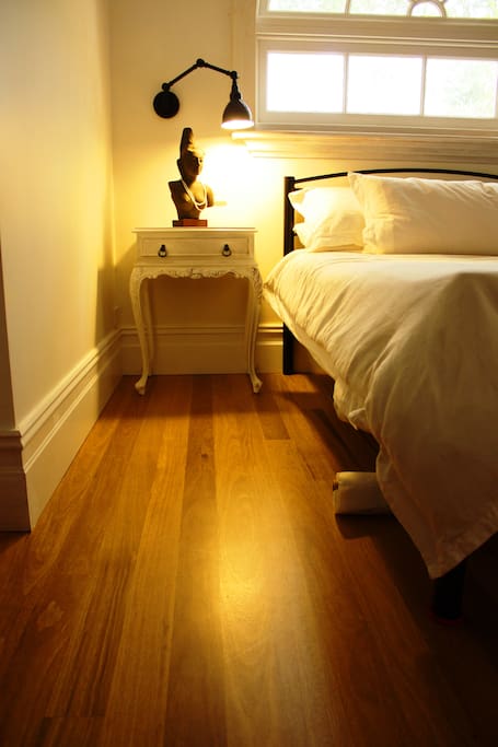 Warm feel with beautiful floorboards