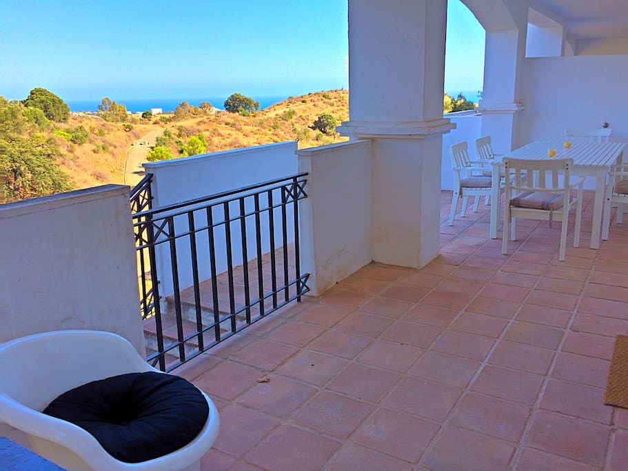 Terrasse mit Meerblick