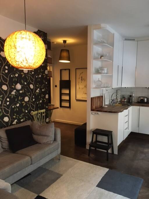 living room/kitchen