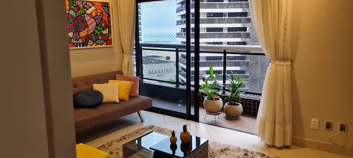 Foto do anúncio de Ap 811 - Frente piscina/mar: Estilo e Personalidade em Beira Mar, Fortaleza