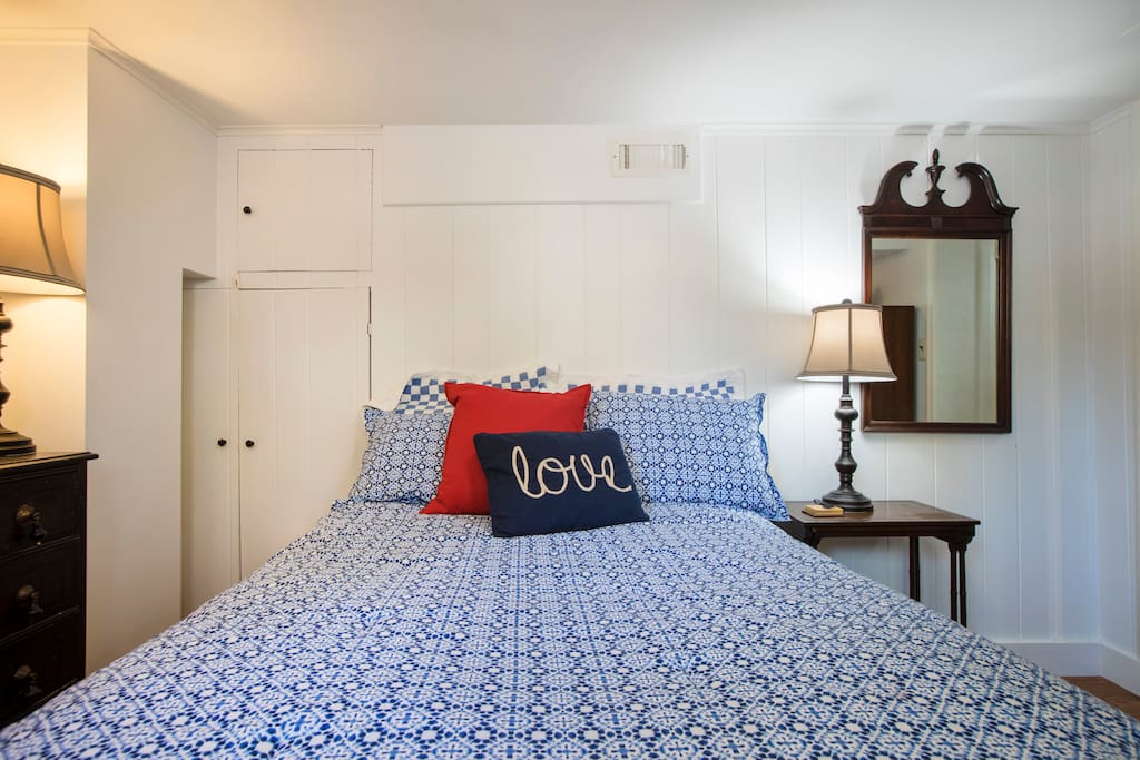 Bedroom, closet is to left side
