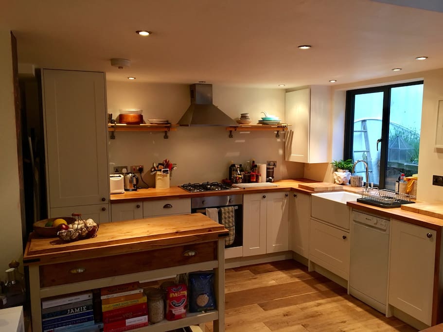 Open plan kitchen