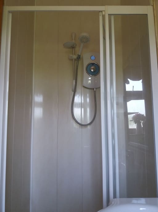 guest shower in en-suite.