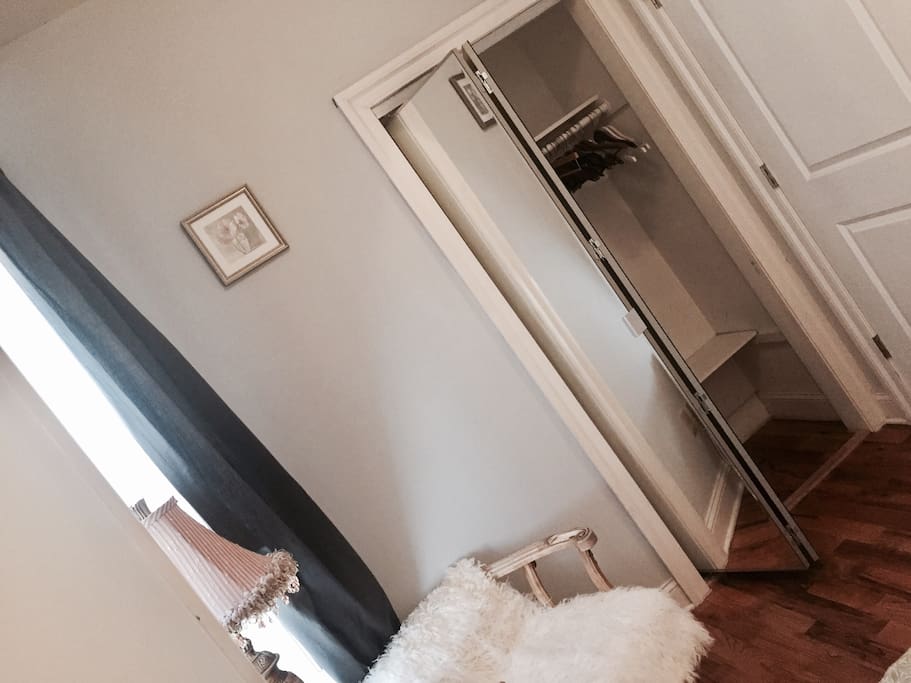 Closet at bedroom