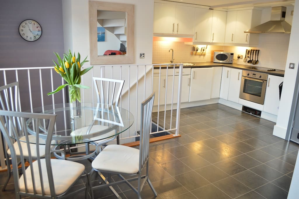 Kitchen and dining area