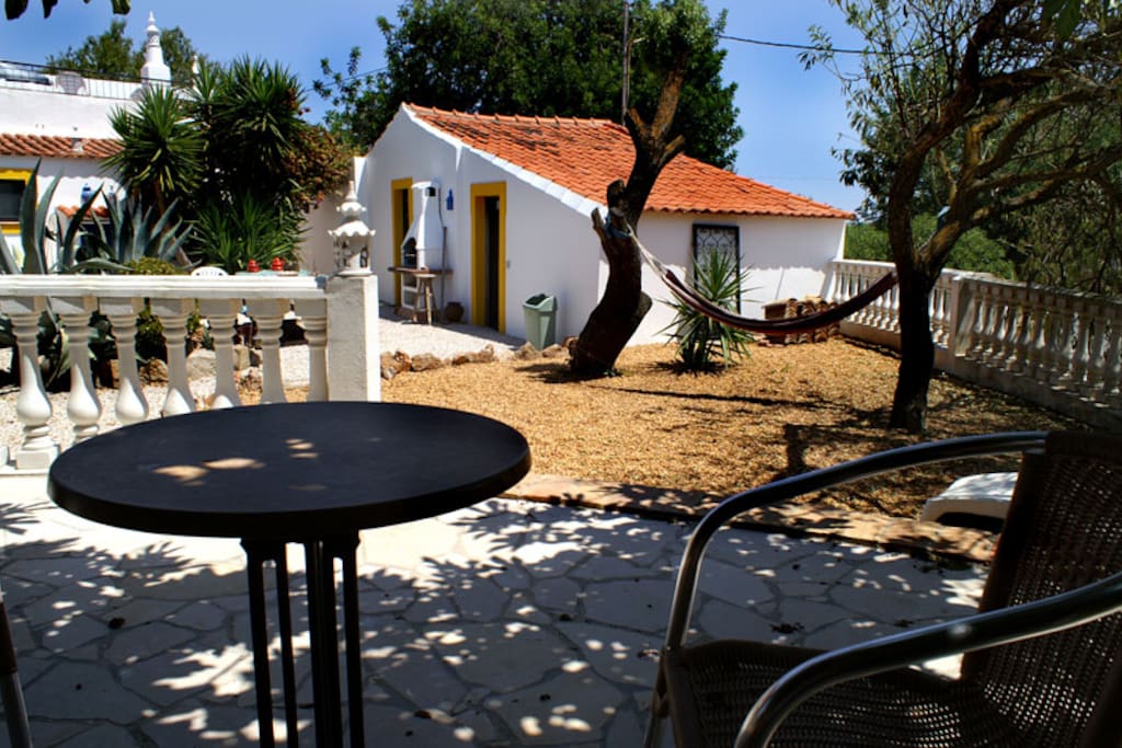 Back yard terrace