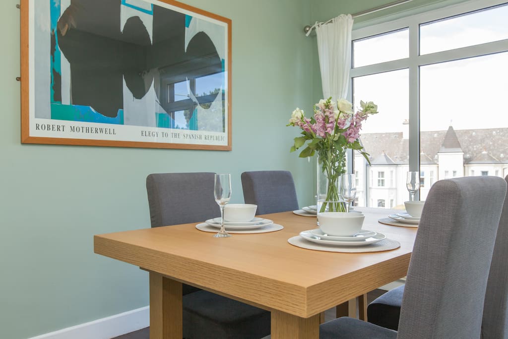 Have an 'Ulster Fry' in the morning and use the space to catch up on your emails in the evening.