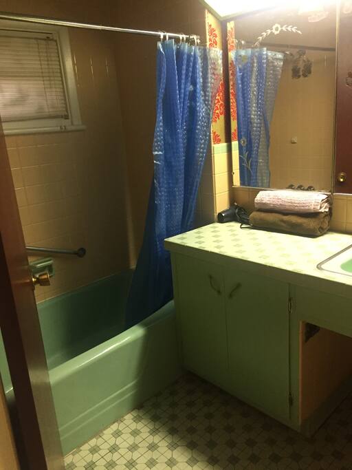 Bain avec douche
