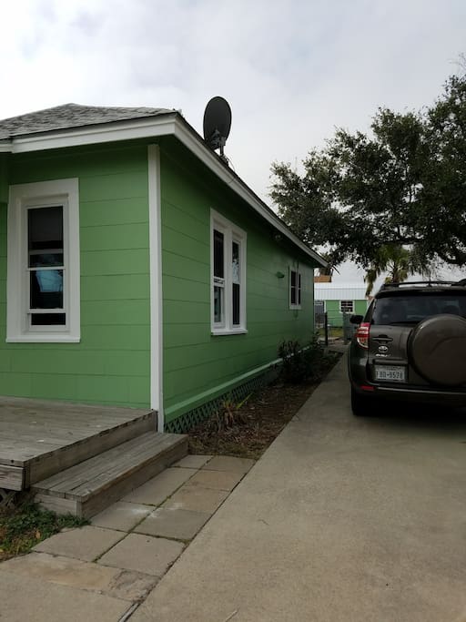 After hurricane repairs.