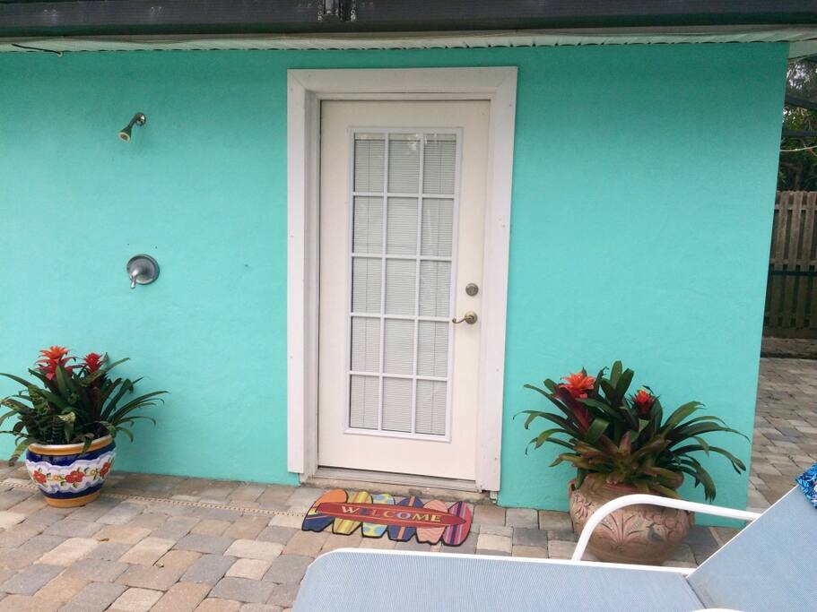 Entry to Pool House