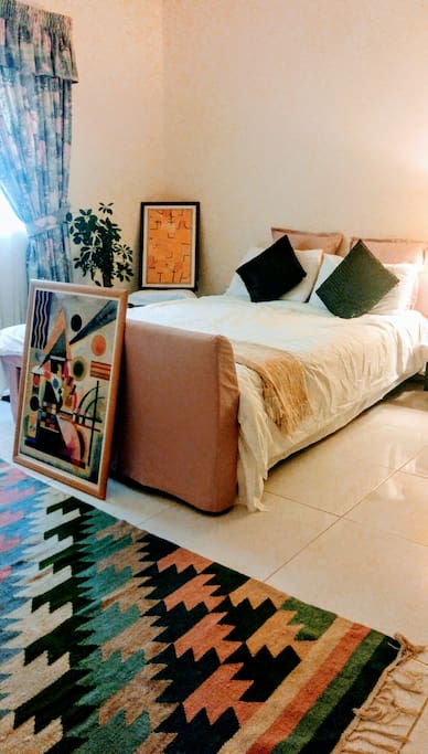 Spacious with a hard bed