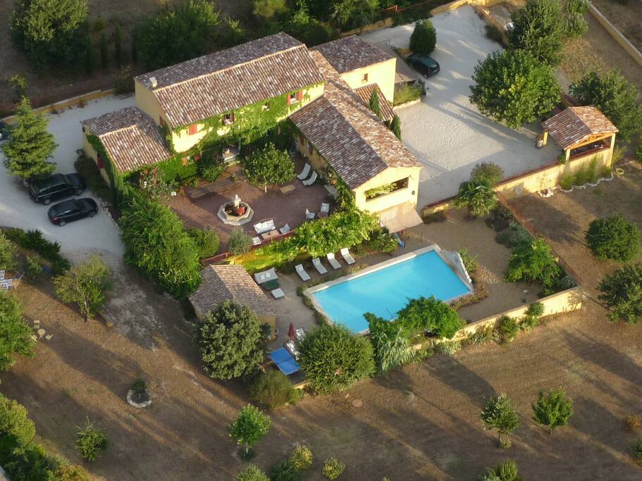 Vue depuis la Montgolfière
