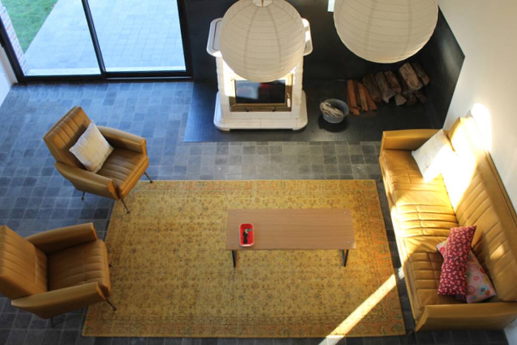 Salon depuis la mezzanine