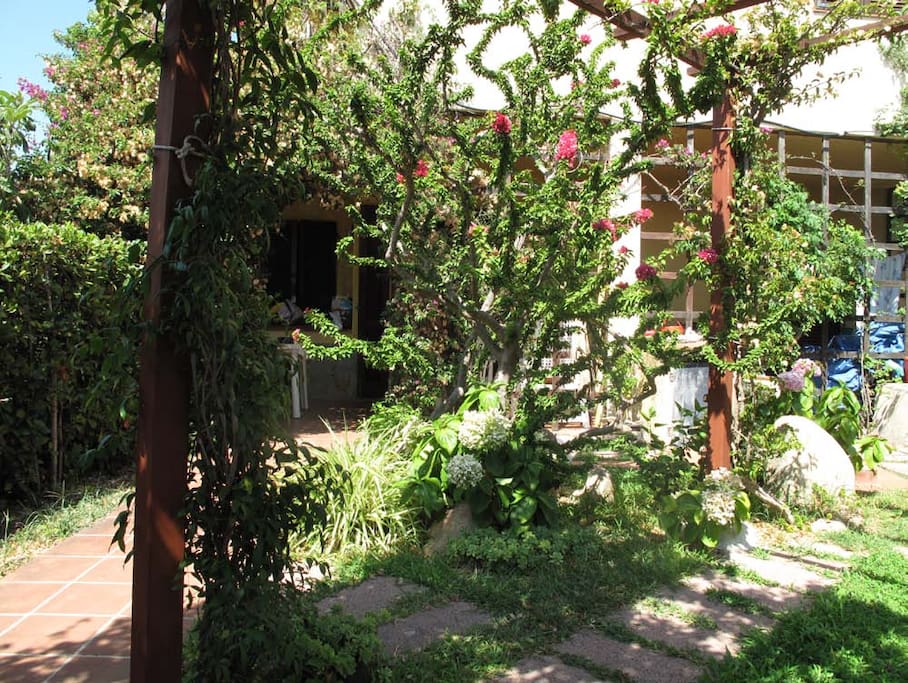 Giardino privato davanti alla veranda