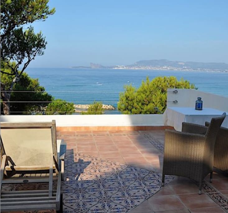 toit terrasse vue mer
