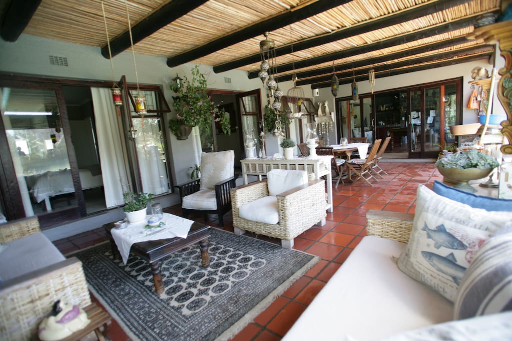 ...leading onto the relaxing open-air terrace...