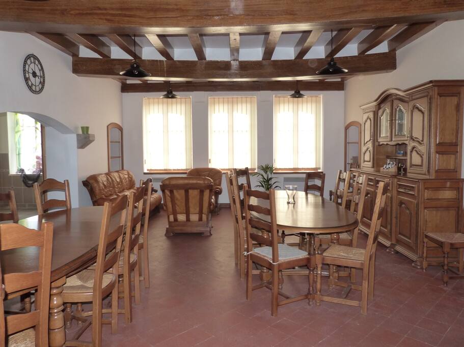 salle de vie du gîte