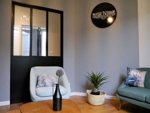 Down Town Tarbes ★ Elegant flat ★ 4 bedrooms 8 p