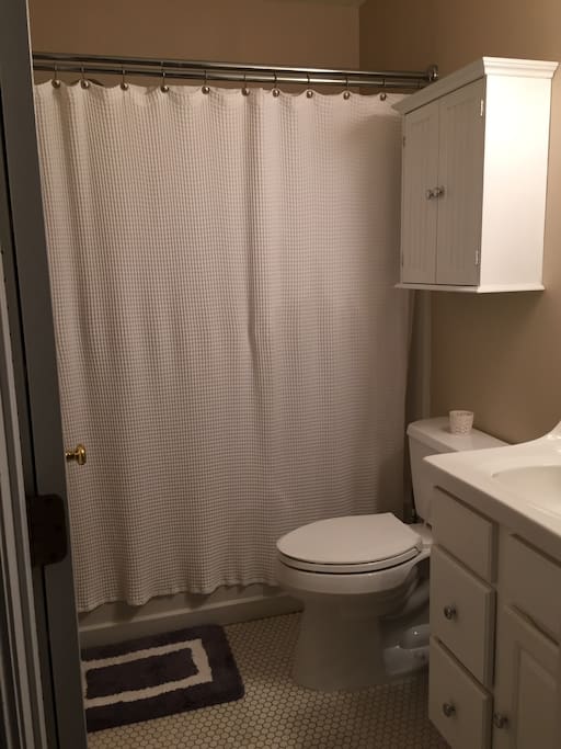 Bathroom is extremely clean
