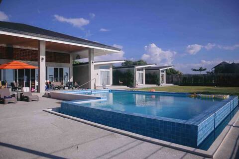 Spacious beachfront home
