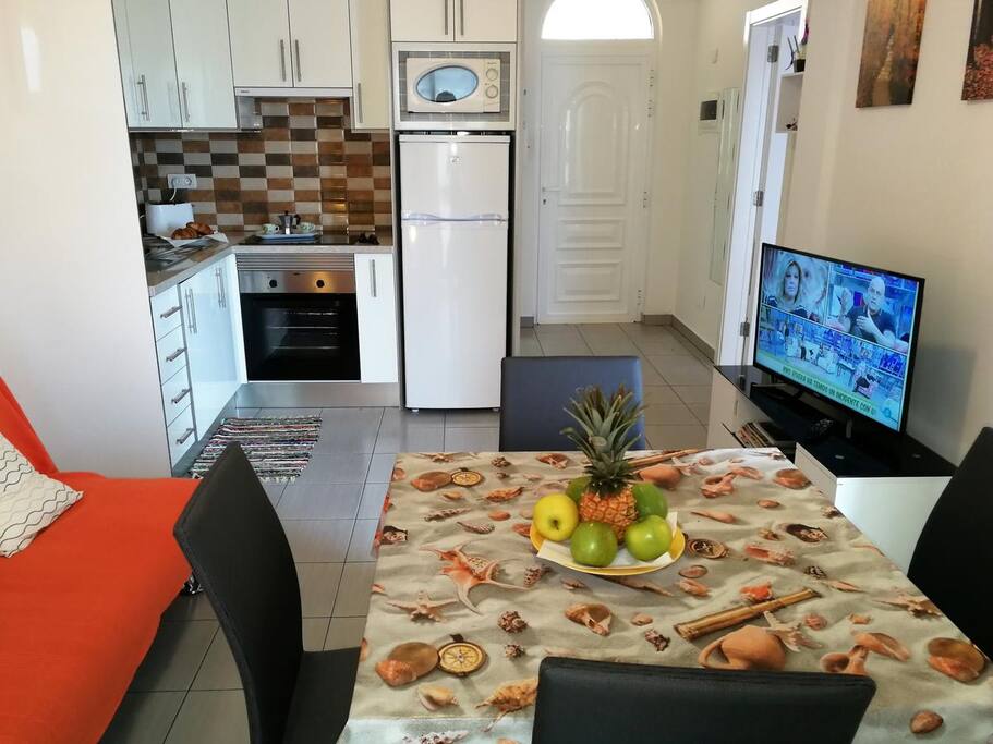 Salón con cocina
