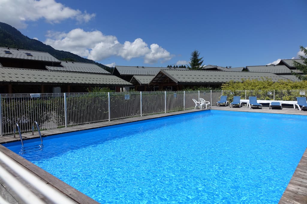 Heated Open Air Heated Pool Open in the Summer Season with Sun Loungers, Showers & Changing area.
