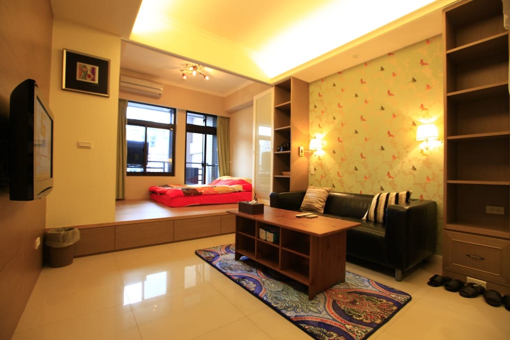 A1房型-客廳 living room