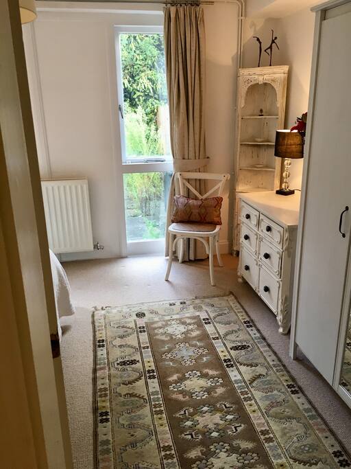 Private bedroom with garden access