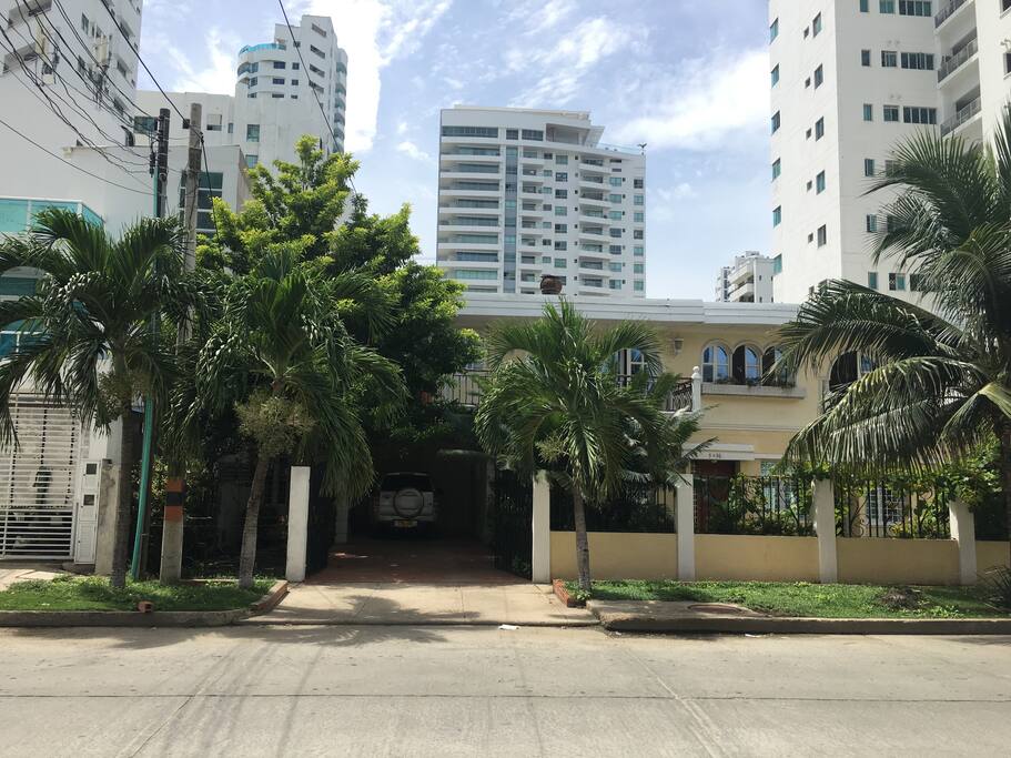 Bigger house where apt is located